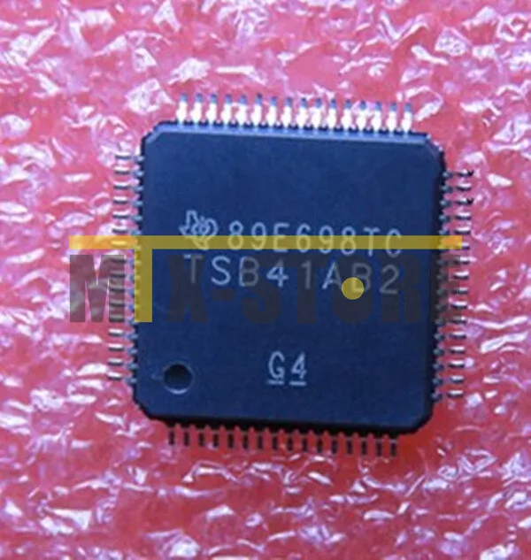 5PCS TSB41AB2  QFP-64 ORIGINAL TI  IEEE 1394a-2000 TWO-PORT CABLE TRANSCEVER