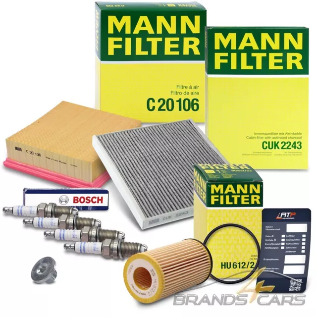 Mann-Filter Inspektionspaket Set C Für Opel Corsa D S07 1.2 + 1.4 69 Ps - 101 Ps