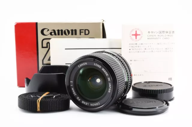 🌟 Excellent+5 🌟 Canon New FD NFD 28mm f/2 MF Wide Angle Lens From JAPAN