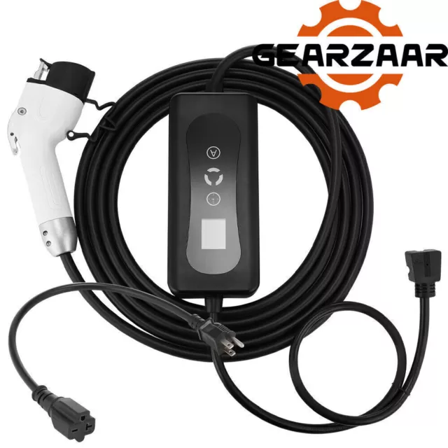 EV Charger 16A Electric Car Portable Charging Cable NEMA6-20 EVSE 110V-220V