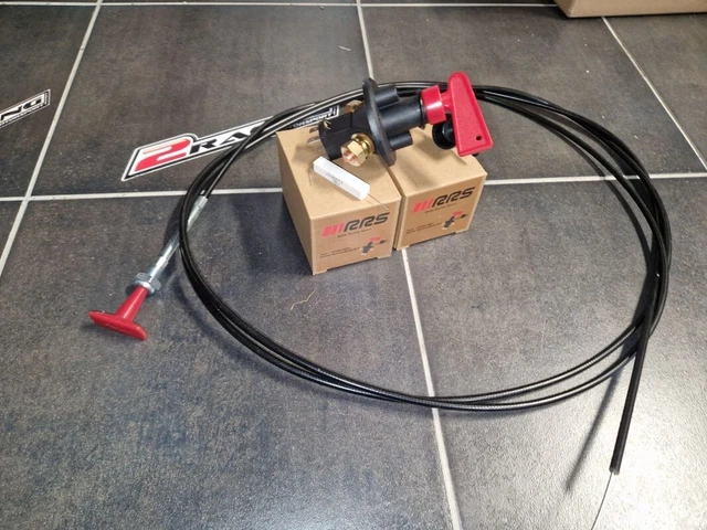 RRS 6-poliger Batterietrennschalter FIA mit Bowdenzug 3,5 m