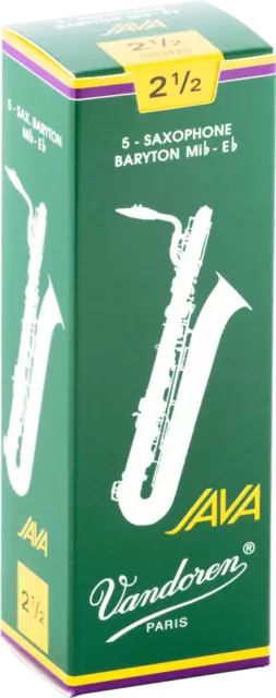 boite 5 anches saxophone BARYTON VANDOREN Mib JAVA. SR 3425 - force 2.5