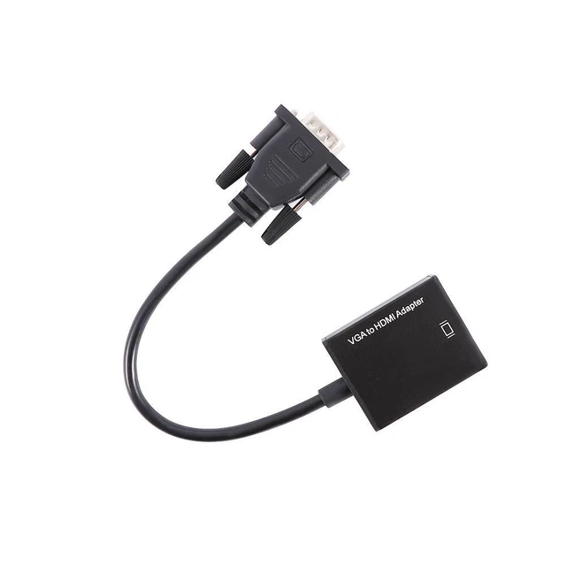HDTV Male to Female with Audio 1080P VGA To HDMI Cable Converter Adapter
