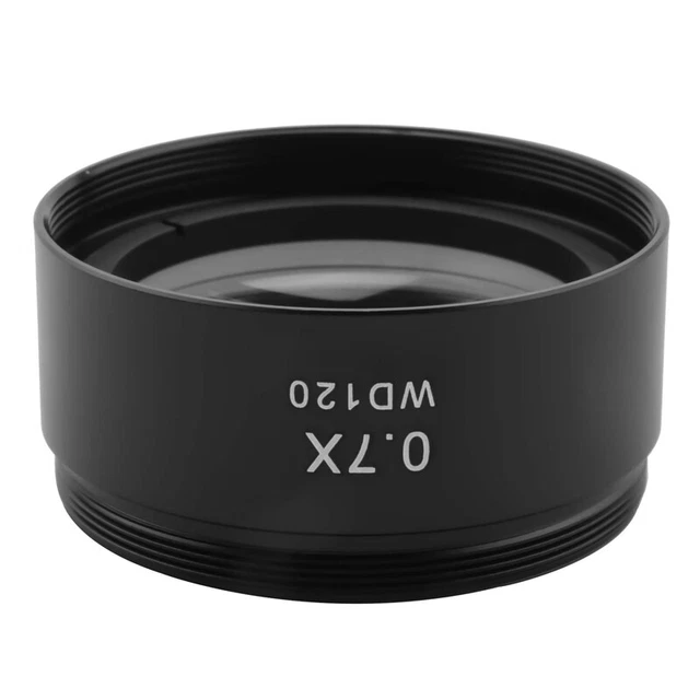 WD120 0,7X Microscopio Estéreo Trinocular Propósito Objetivo Barlow 4 M3E6