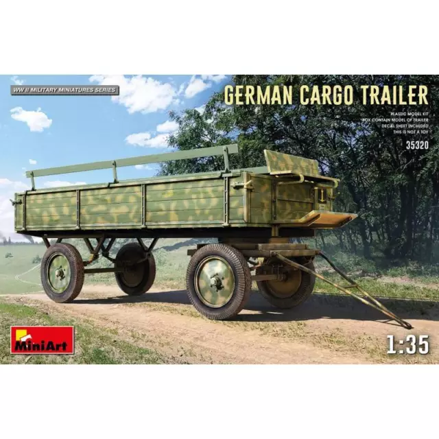 Maquette German Cargo Trailer Miniart 35320 1/35ème Maquette Char Promo