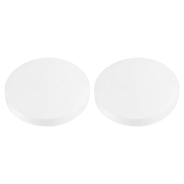 6.5" PVC Pipe End Cap Fitting, 2 Pack Furniture Grade Plug Coupling Socket