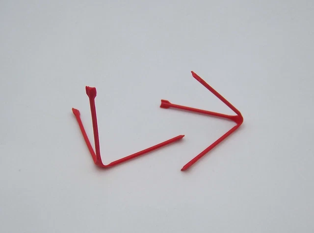 80 Ailettes De Flèches – Rouge Foncé, 5″ – Pour Empennage