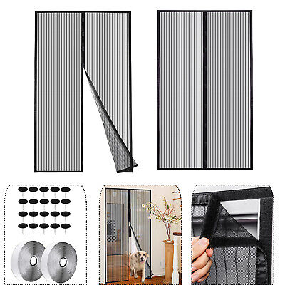 Cortina magnética puerta DE protección contra insectos cortina a medida Universal mosquitera puerta DE balcón DE