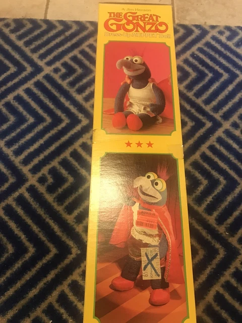 NIB 1982 Fisher-Price THE GREAT GONZO Dress Up Muppet Dolls, Jim Henson Vintage 6