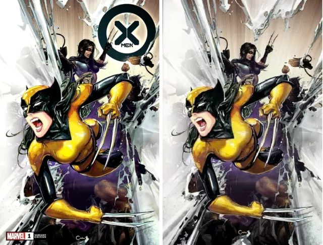 X-Men #1 Clayton Crain Trade/Virgin Variant Set