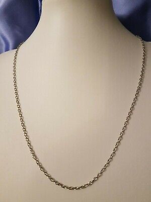 Collar colgante de 17,5" chapado en plata cadenas para hacer joyas JOBLOT 99p sin precio base