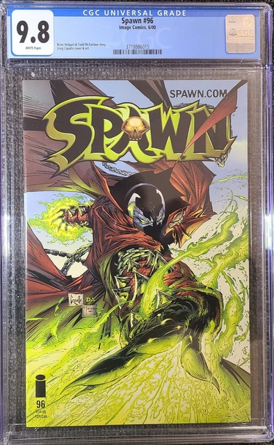 Spawn #96 CGC 9.8 White Pages Image Comics. Low Print Run HTF