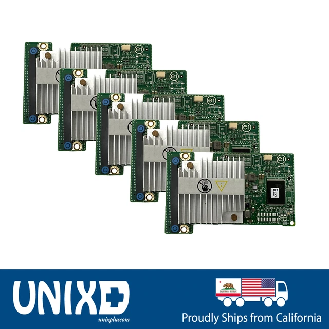 Lot of 5 DELL PERC H310 K09CJ Mini SAS-2 JBOD Controller for R420 R620 R720XD