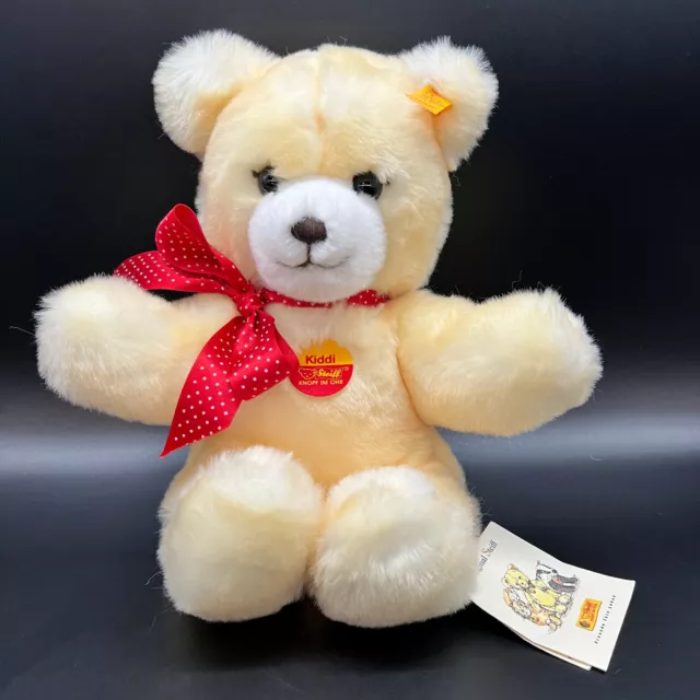 STEIFF Bär Teddy KIDDI | 082672 | KFS mit Etikett | Jahr 2002 | 25 cm| NEUWERTIG