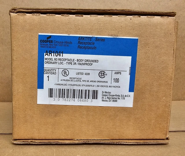 Cooper/Crouse-Hinds AR1041 Model M3 Receptacle