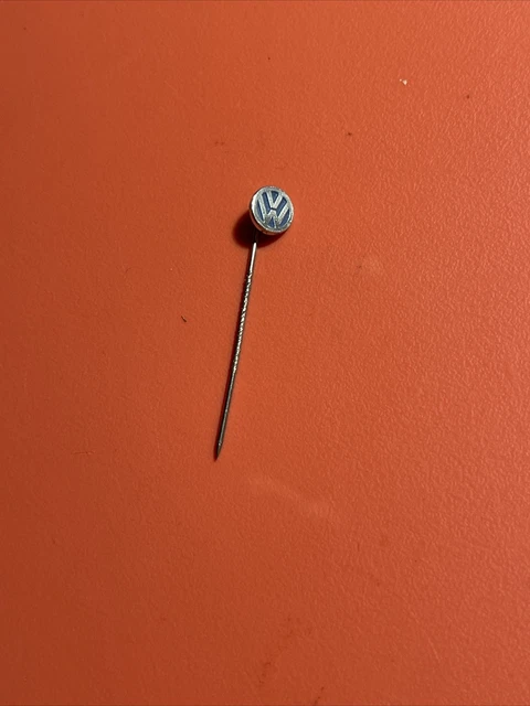 Vintage Volkswagen VW Logo Stick Pin Hat Jacket Blue Retro Car Emblem