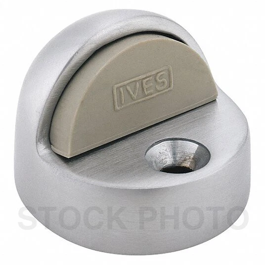 IVES FS438 US26D Floor Mount Dome Door Stop 2" Base
