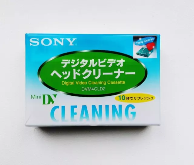 SONY Mini DV Head Cleaner DVM4CLD2 Cassette de limpieza Importación de JAPÓN