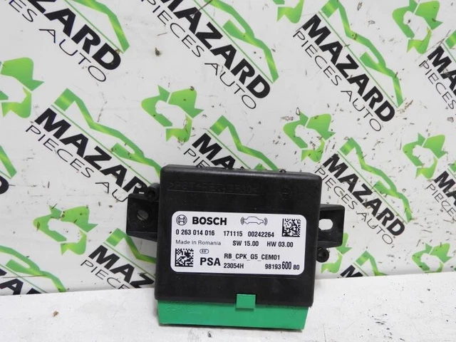 Boitier d'aide au stationnement PEUGEOT EXPERT 3 Réf :1617138880 /R:39320434