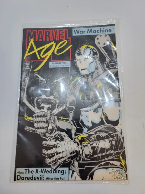 Marvel Age #133 (February 1994) X-Wedding; Cyclops & Jean Grey; Machine Man
