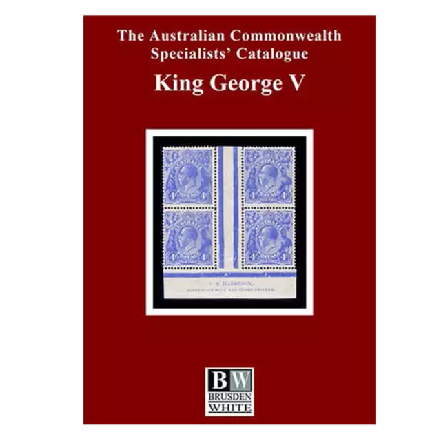Brusden White ACSC King George V 6a edizione di nuovissima qualità a colori