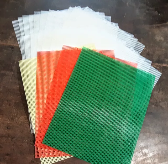 Clear 7-Mesh Count Plastic Canvas Bulk- 50 Sheets- 10.5 x 13.5 Inch Darice