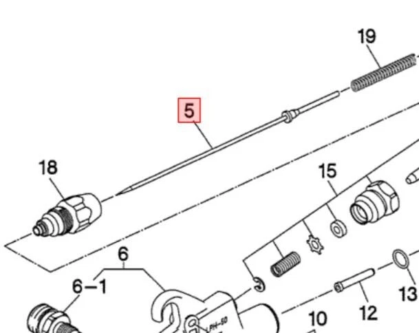 Iwata Ressort d'aiguille main image 1