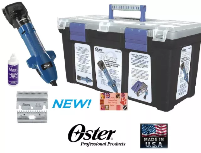 OSTER CLIPMASTER VARIABLE SPEED CLIPPER KIT-Blade,Oil,TOOLBOX/CASE CLIP MASTER