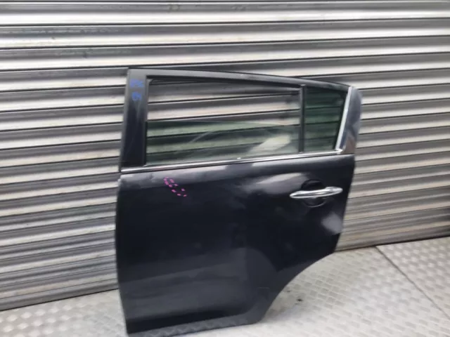 Kia Sportage Door Rear Left Passenger Side In Black Mk3 2010 - 2015 3