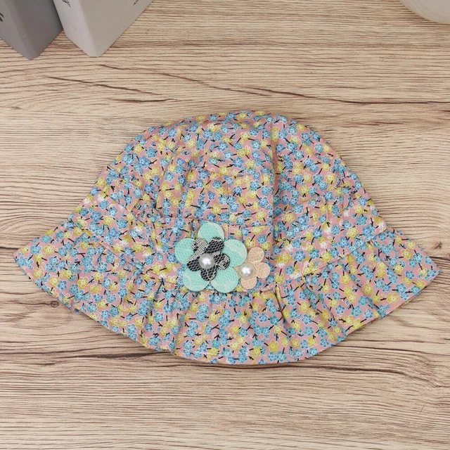 Chapeau Imprimé De Fleurs Chapeaux De Filles Chapeau De Bassin