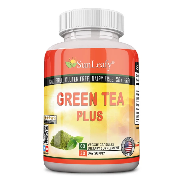 Aumenta la pérdida de peso y los niveles de energía naturalmente con té verde plus 260 mg