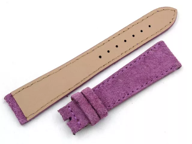 Bracelet de Montre Violet Daim Mésures : 20/16mm Artisanal Made IN Italy Nouveau 2