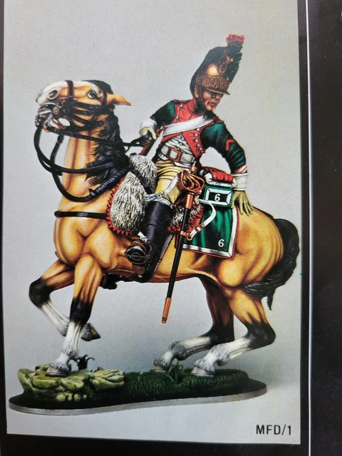 Poste Militaire/Diorama Dragons 1810/90mm no 54mm Le Cimier Metal
