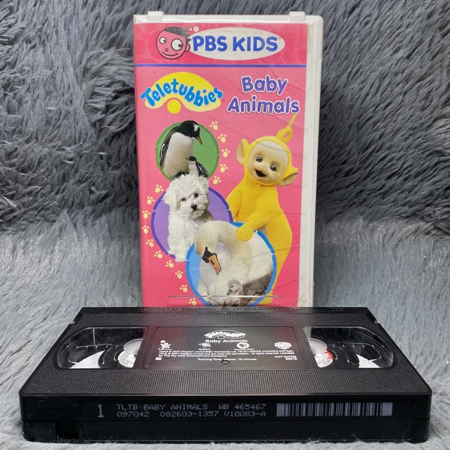 TELETUBBIES VHS TAPE Baby Animals Vintage PBS Kids 2001 Tinky WInky