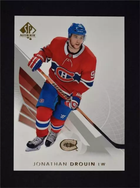 2017-18 17-18 UD Upper Deck SP Authentic Base #17 Jonathan Drouin