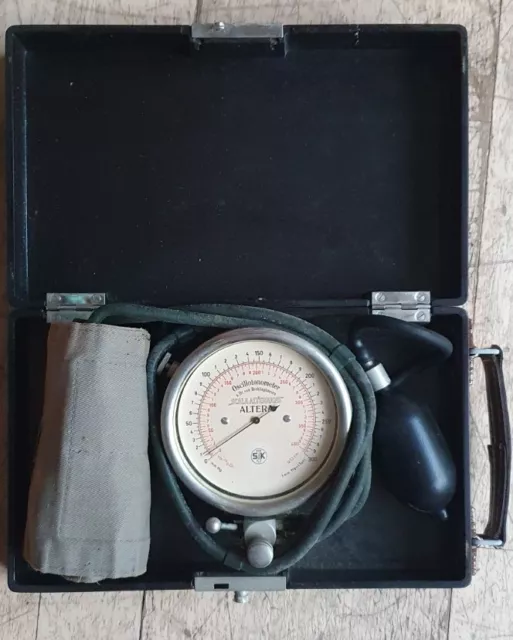Sphygmomanometer Oscillotonometer Dr. Recklinghausen 1930er Blutdruckmessgerät