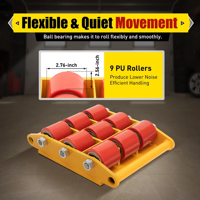 Set Rullo E Cuscinetti Per Trasporto Mobili Perso Max 150 Kg - Acquista Su Giordano Shop - Foto 5