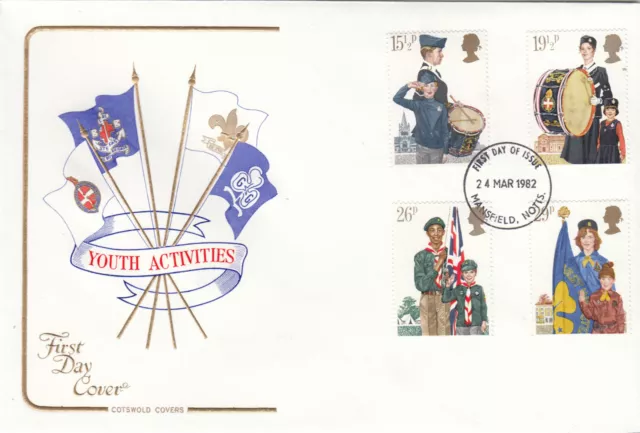 (99878) Youth GB Cotswold FDC Mansfield 1982