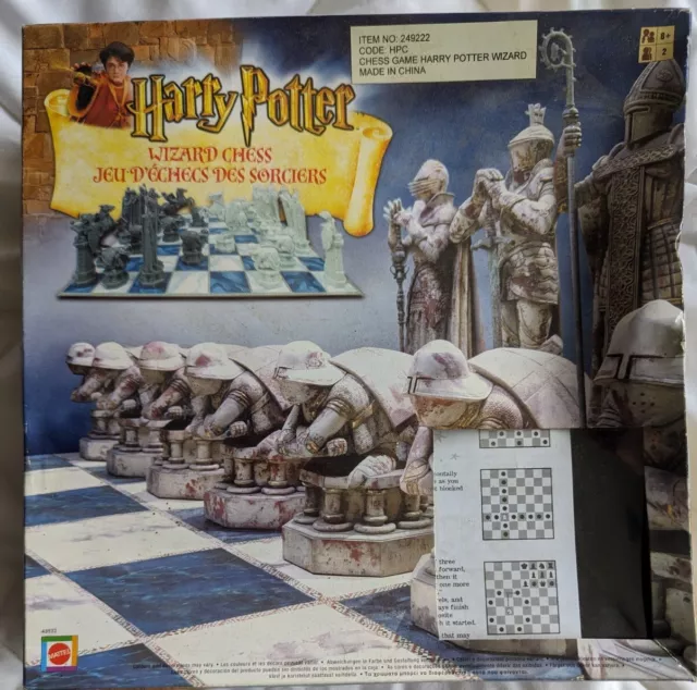 Harry Potter Wizard Chess Set, Mattel, 2002 Complete