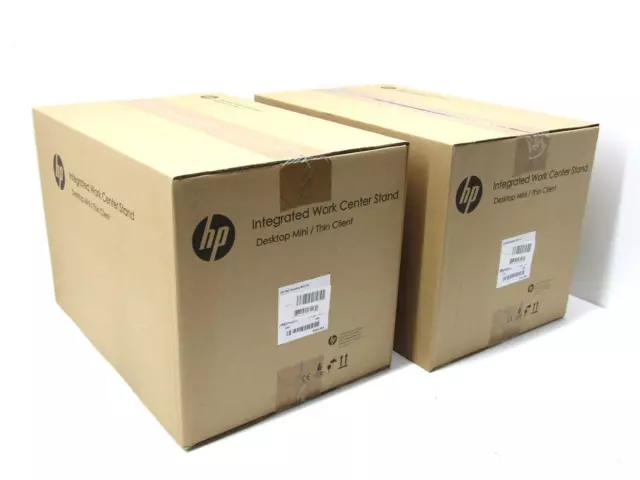 2x New HP G1V61AT Integrated Work Center for Desktop Minis & Thin Clients