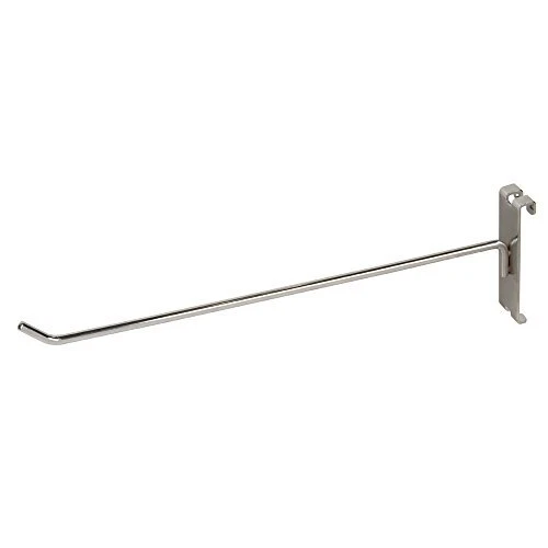 12” Grid Panel Display Hooks, Gridwall Hooks, Display Hooks For Panel, Chrome...