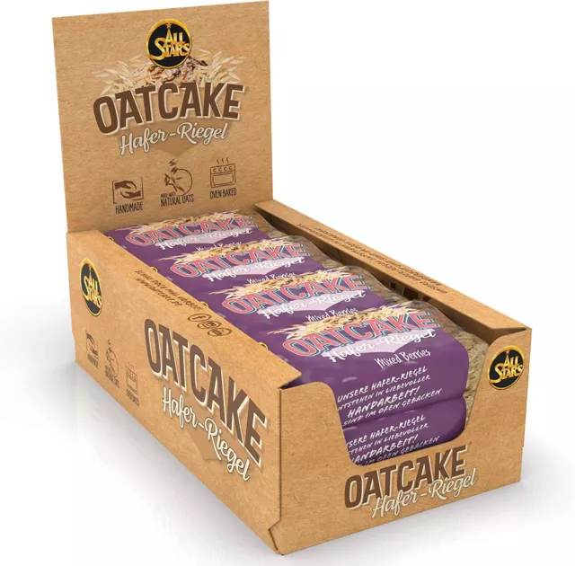 #032 All Stars Oatcake Avena-Riegel, Bacche Miste, 12x80 g