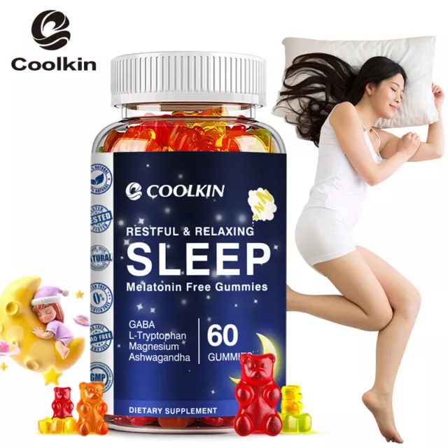 Sleep - L-Tryptophan, Magnesium, Ashwagandha - Fall Asleep Faster,Relieve Stress