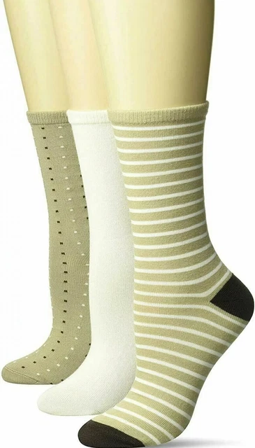 2 Packs (3 Pair/Pk) Hanes Women's Comfort Soft Cushioning Socks Size 5-9 NEW