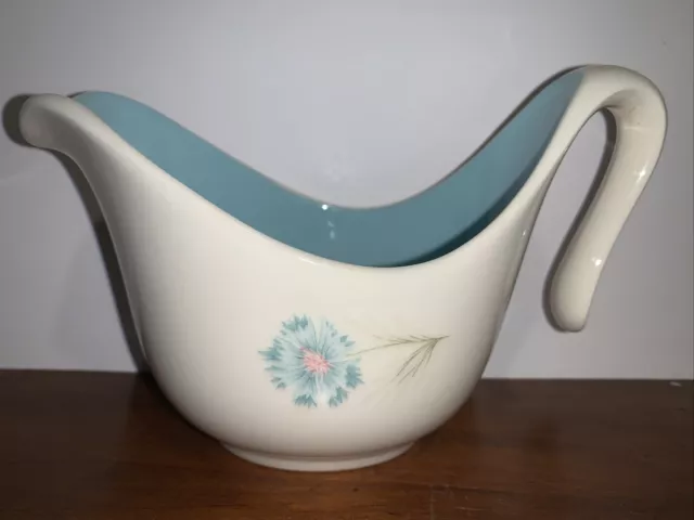 Vintage 1960's Taylor Smith Taylor Ever Yours Boutonniere Blue Flower Creamer