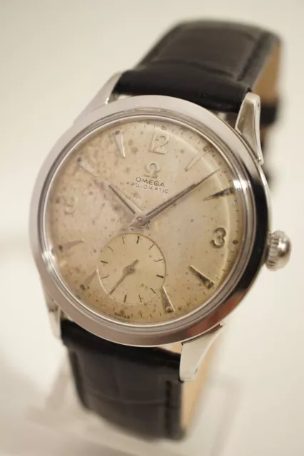 OMEGA AUTOMATIQUE EN ACIER, calibre 490, FONCTIONNE PARFAITEMENT, années 50