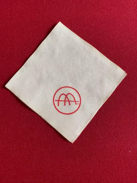 1960's, McDonald's (Slash Logo), "Un-Used" Napkin (Scarce / Vintage)