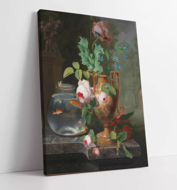 Jean-Baptiste Berre, Flowers In A Vase-Canvas Wall Art Artwork Print