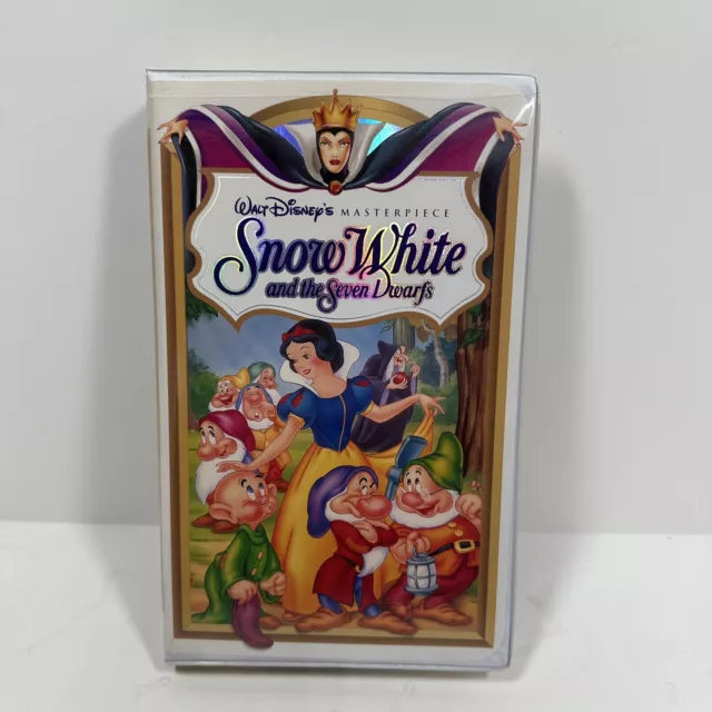 Walt Disney's Masterpiece Snow White and the Seven Dwarfs VHS Rare #1524