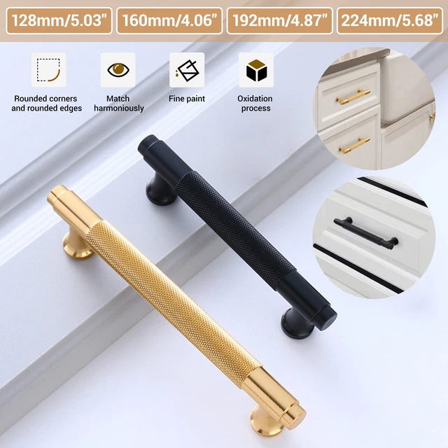 T Bar Drawer Knobs Closet Pulls Kitchen Cabinet Door Handles Black Gold Lots